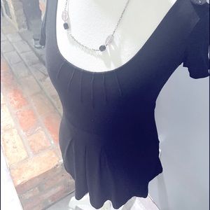 Sexy little black top.